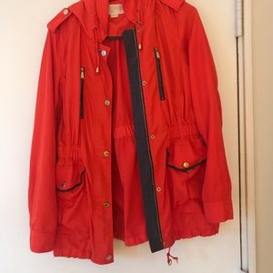Michael Kors Blood Orange RainCoat